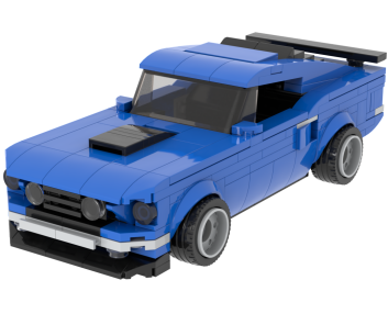 Mustang BOSS 429 1969 Blue