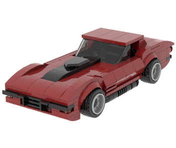 Corvette Stingray C2 Cabrio 1966 Dark Red