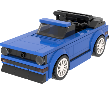VW Golf MK1 Cabrio Blue
