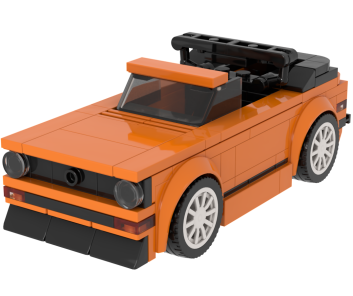 VW Golf MK1 Cabrio Orange